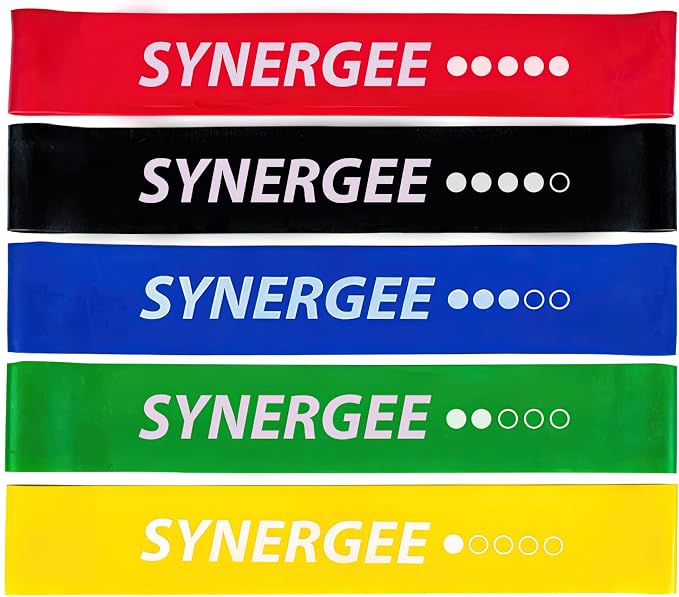 Synergee Mini Loop Bands – Resistance Bands for Home or Gym
