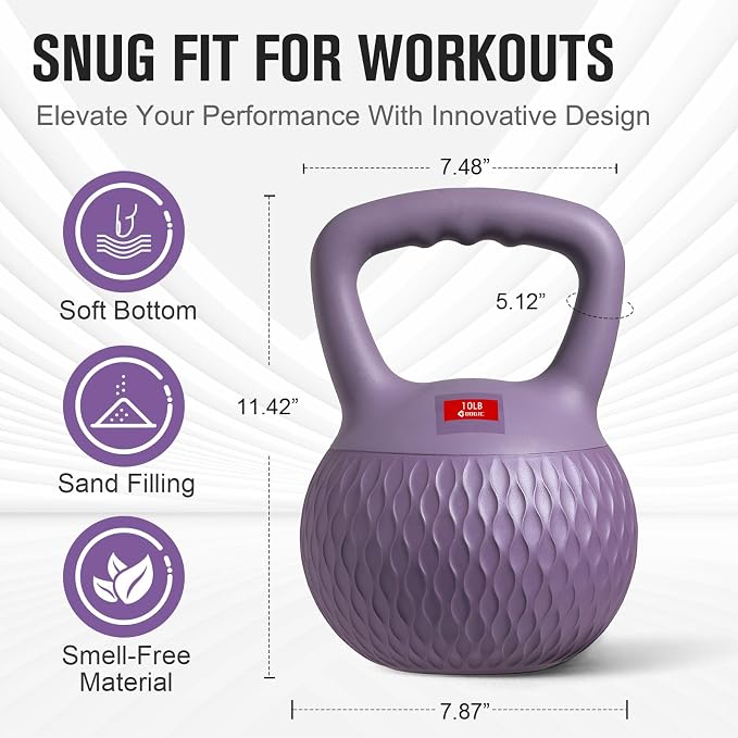 Soft Kettlebell, Safe Strength Training Kettlebells for Women