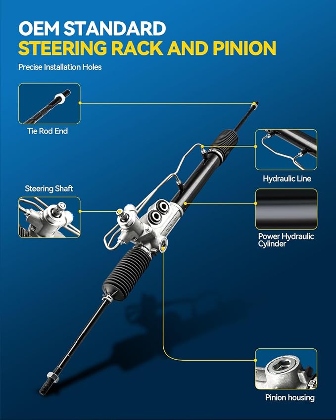 PHILTOP Power Steering Rack and Pinion Assembly for 2009 Tucson | Replace No.577001F102, 262464