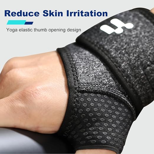 Carpal Tunnel Wrist Brace, Soft Thumb Opening for All-Day Wear & Support | Soft Thumb Design, Moderate Wrist Support, All-day Comfort, Easy Adjustment, Not Restrict Motion, Mild Carpal Tunnel Relief
