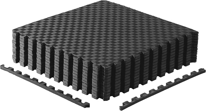 CAP Puzzle Exercise Mats | 1/2” Thick EVA Interlocking Foam Tiles for Home Gym Flooring | Multiple Options