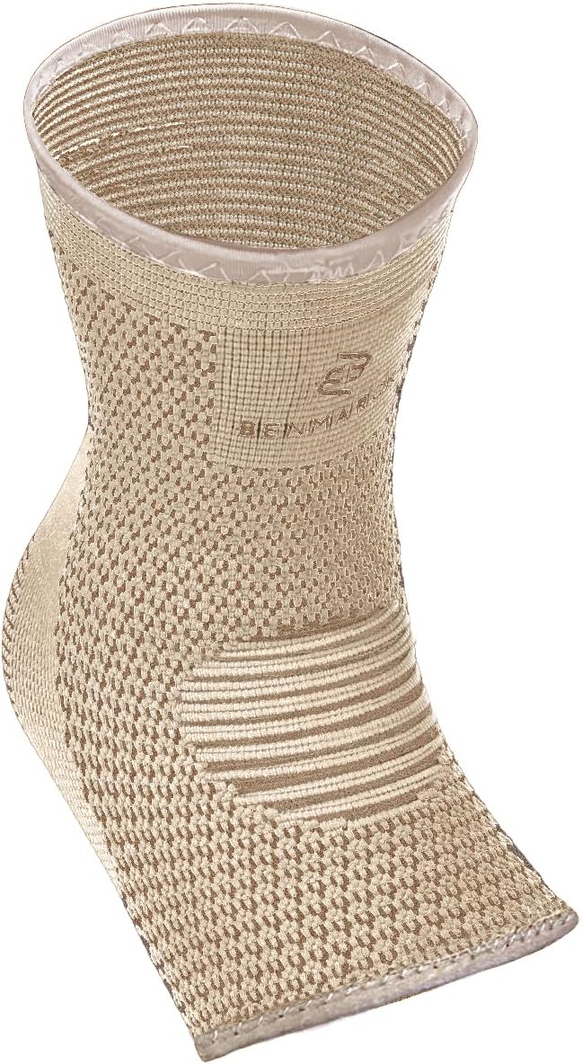 Benmarck Achilles Tendon Support Brace, Plantar Fasciitis Sock, Ankle Compression Sleeve For Running, Tendonitis and Flat Feet Relief