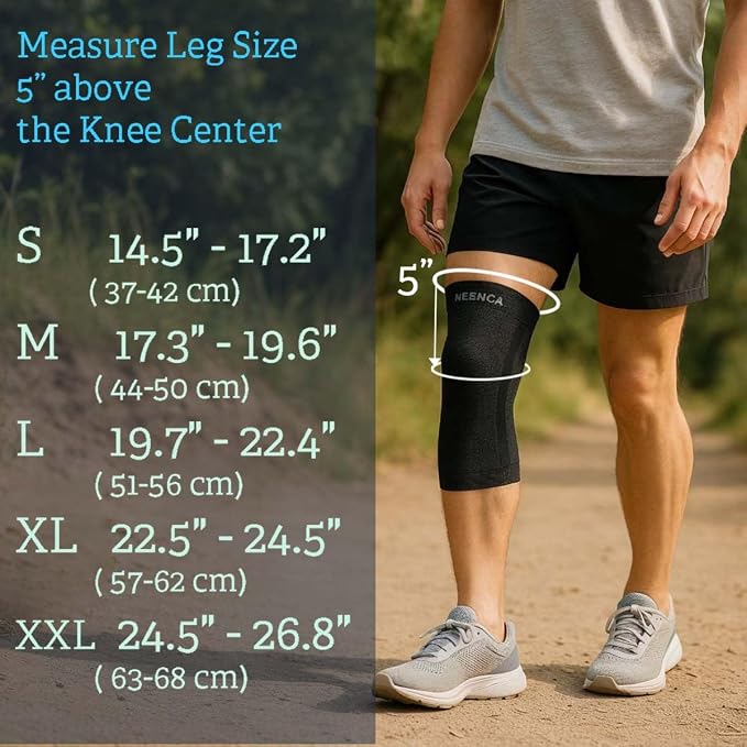 NEENCA Knee Sleeve – Knee Braces for Knee Pain, Joint Pain Relief, Swelling, Inflammation Relief, and Circulation, Knee Support for Women and Men