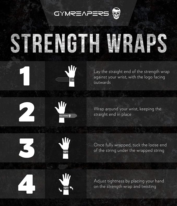 Gymreapers Strength Wrist Wraps for Cross Training, Olympic Lifting, Strength, WOD Workouts, Calisthenics - Strong Wrist Support for Men and Women - Fits All Wrist Sizes | Men and Women