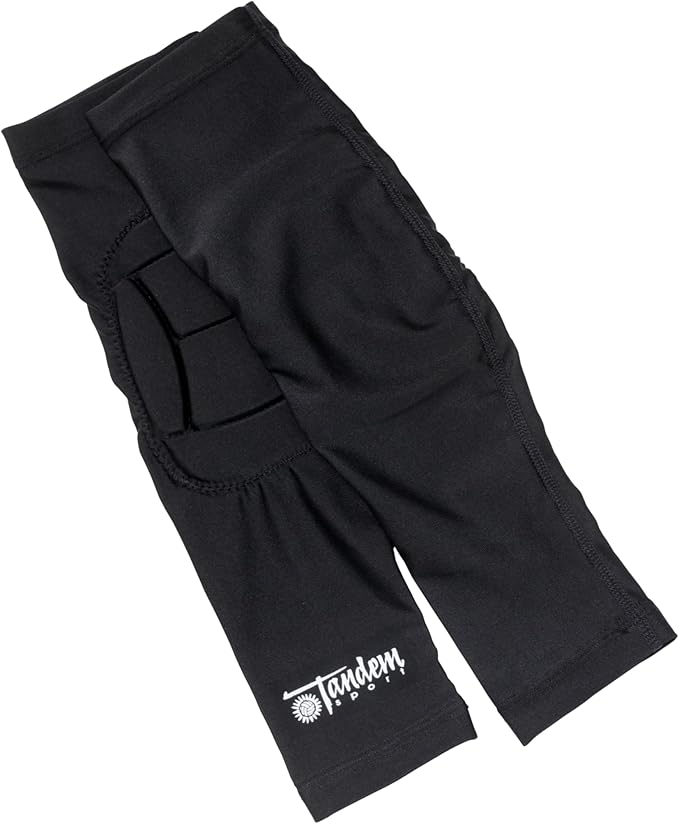 Tandem Sport Padded Arm Sleeves - Compression Sleeves with Built-In Elbow Padding to Reduce Injury & Stress