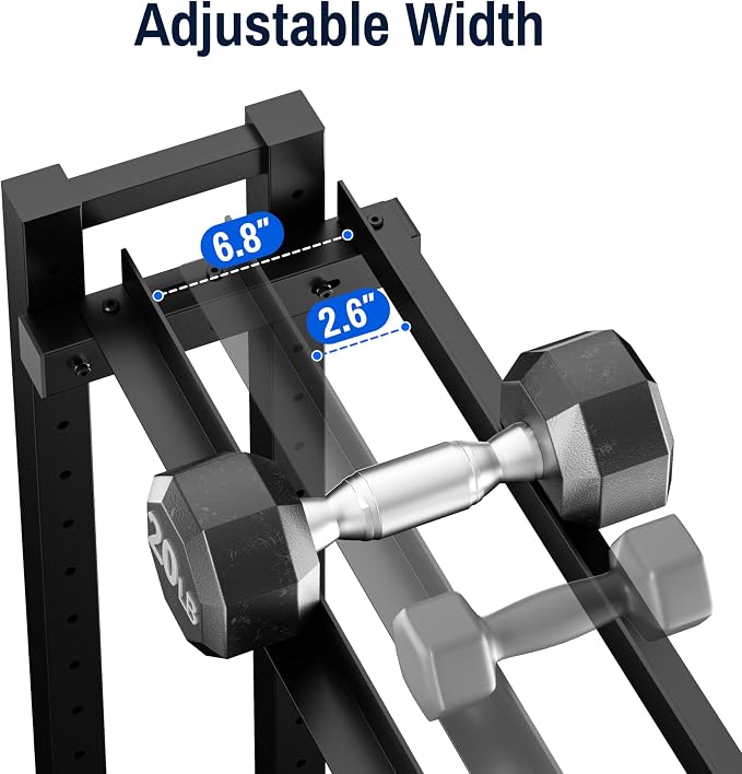 3-Tier Adjustable dumbbell rack | 1200LBS Heavy Duty Weight Storage Rack for Home Garage Gym