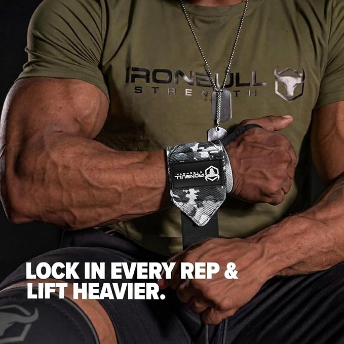 Wrist Wraps for Weightlifting (USPA & IPL Approved) - 18” Premium Quality Wrist Straps for Weightlifting - Weight Lifting Wrist Wraps with Thumb Loop - Best Gym Wrist Wraps for Lifting Weights, Curls & Dips - Lifting Wrist Wraps for Bench, Powerlifting...