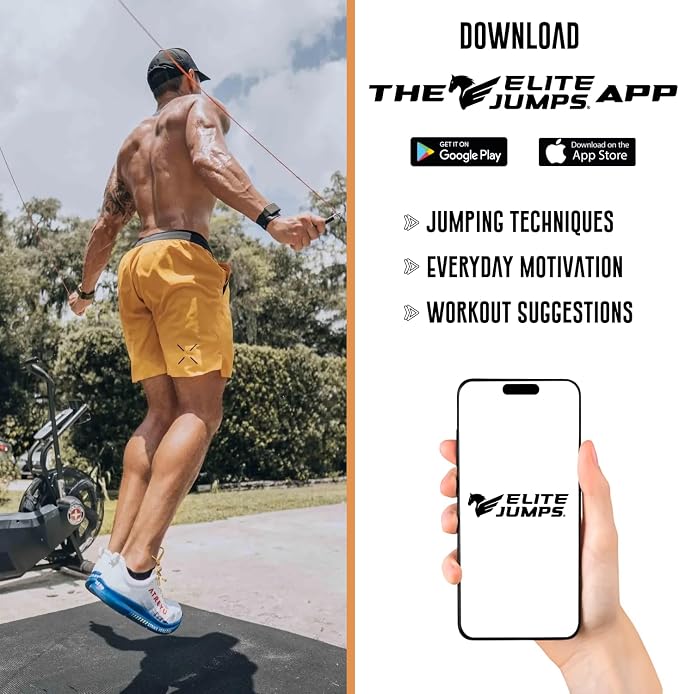 EliteSRS 10 Foot Outdoor Rated 5Mm Pvc, Boxer Jump Rope 3.0 with Smooth Action Polymer Handles and Ergonomic Slip-Resistant Dimpled Grips | Professional boxing rope. Smooth-action handles with slip-resistant grips. Fitness and cardio.