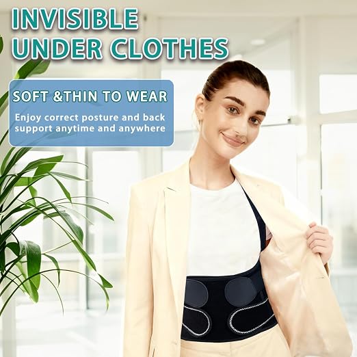 Posture Corrector for Women and Men,X-Back Brace Lower Back Support,Adjustable Straightener for Scoliosis Hunchback Correction,Shoulder Pain Relief Spine Corrector Posture Trainer