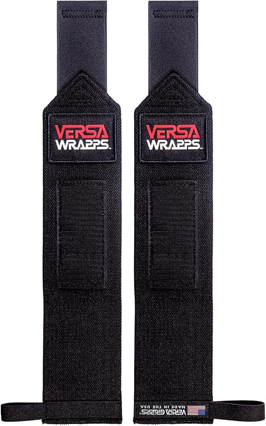 VERSA GRIPPS® Wrapps Wrist Wraps | Locks in Wrist Motion for Extreme Press Exercises, Handcrafted in the USA