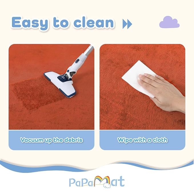 1.3" Thick Baby Play Mat for Floor,28x72 Bedside Rugs, Non-Slip | Ultra Soft Playmat for Baby,Tummy Time Foam Mats,Cushioned for Infant,Kids and Toddler Crawling,Easy Care
