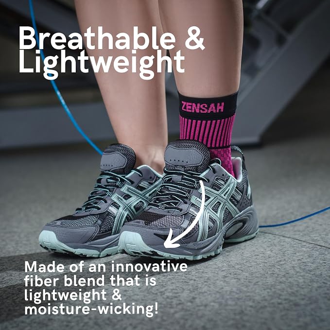 Zensah Ankle Support - Compression Ankle Brace - Running, Soccer, Sports - Ankle Sleeve Helps Sprains, Tendonitis, Pain
