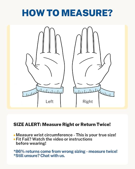 Wrist Brace with Soft-Touch Fabric, Breathable Compression Support | Mild Carpal Tunnel Support , Adjustable Compression Wrist Wrap , Enlarged Thumb Opening , Typing, Office Work & Daily Wear