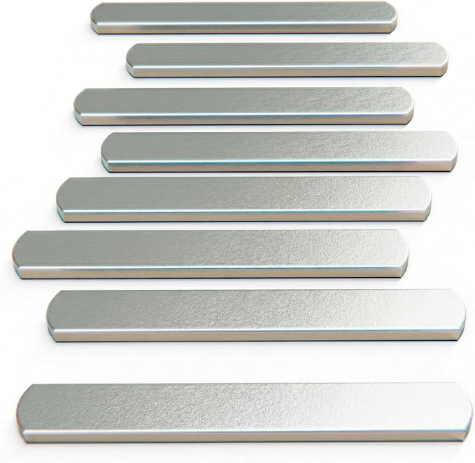 Mavee Fractional Weight Vest Plates, Rustproof Solid Steel Inserts for Rucking, Tactical Carrier & Strength Training