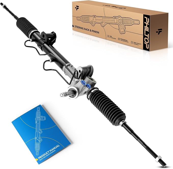 PHILTOP Power Steering Rack and Pinion for Patriot, Compass, Caliber | 2007-2010 Caliber, 2007-2010 Compass/Patriot, 2011-2017 Compass/Patriot 4WD Replace No.5154519AA, 6507629AA, 5105085AB
