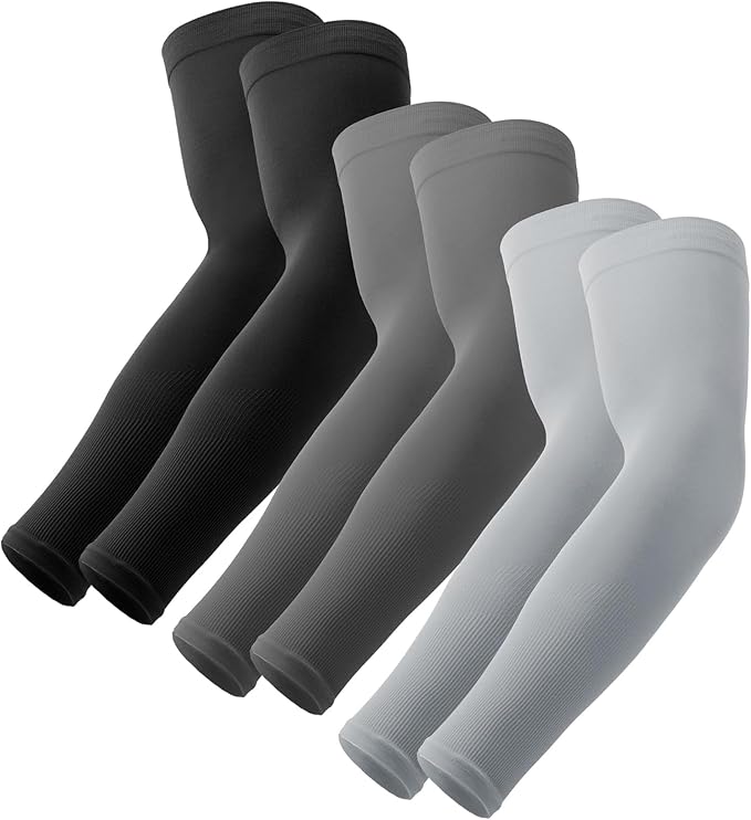 OutdoorEssentials UV Sun Sleeves for Men & Women, Cooling Arm Sleeves UPF 50+ | Golf, Tattoo Cover Up, Sun Protection