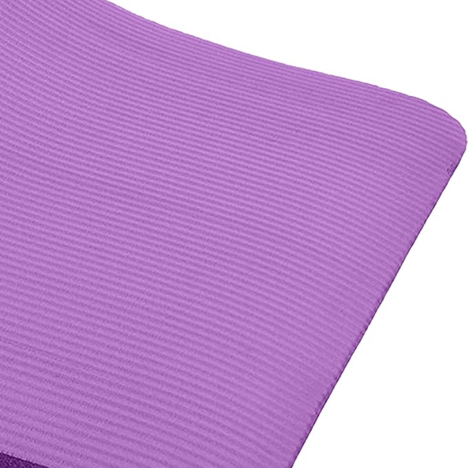 BalanceFrom Yoga Mat, 1-Inch Extra Thick High Density Exercise Mat, Anti-Tear Exercise Yoga Mat with Carrying Strap, Suitable for Various Yoga Exercises, Multiple Colors