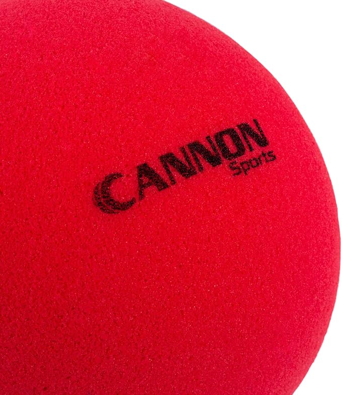 Cannon Sports Soft Foam Ball – Uncoated Medium Density Ball - Lightweight, Safe Play, Indoor/Outdoor Fun - Great for Volleyball, Basketball, Soccer, Dodgeball, and More