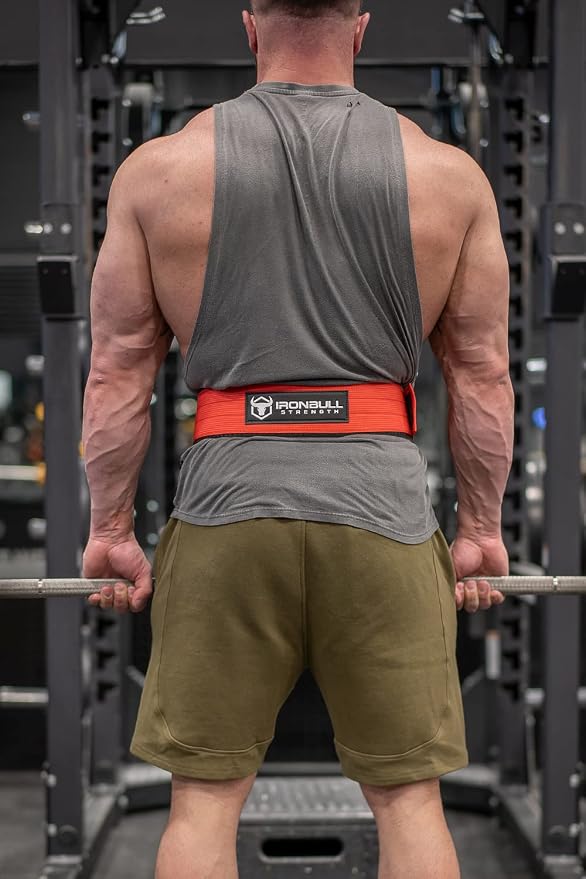 Lifting Belt for Weightlifting, Cross-Training, Olympic Lifting & Bodybuilding | Auto-Lock Padded Nylon Back Support for Squats, Deadlifts Bench Press, Gym, Workout