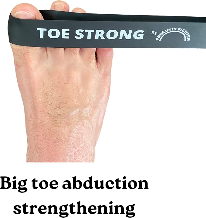 Toe Strong Resistance Bands | Toe and Foot Strengthening | 3 Resistance Levels for Plantar Fasciitis, Arch Strength and Foot Function
