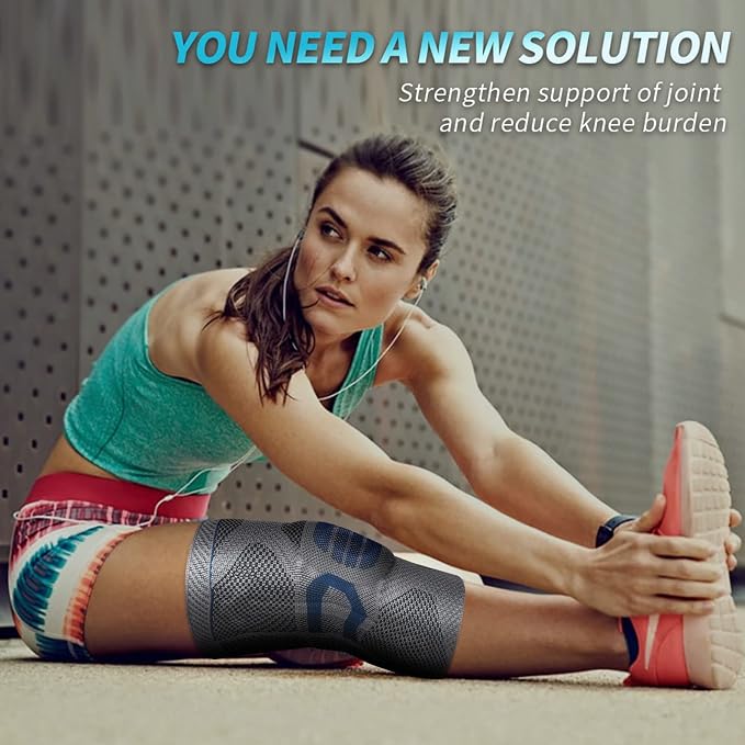 NEENCA Professional Knee Brace, Medical Knee Support for Women & Men Relief | Upgraded Version, Patented Patella Gel Pad & Side Stabilizers, For Knee Pain, Swelling, ACL,PCL, Circulation, Sports, Workout