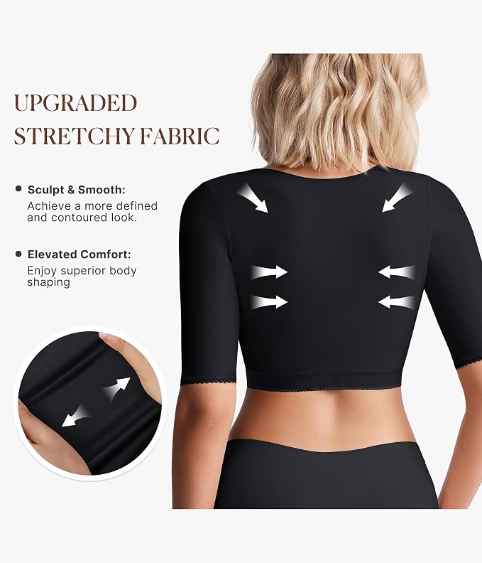 BRABIC Women's Shapewear Tops Post Surgery Compression Sleeve for Arm Shaper