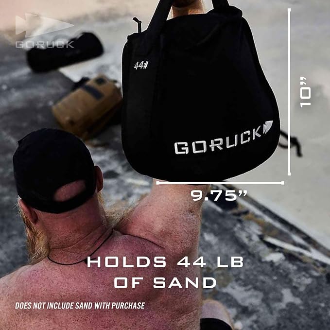 GORUCK Sand Kettlebell, Soft Kettlebell for Home Gym Training | Soft Sand Filled Kettlebell Weight, Floor Safe, For Weightlifting, Strength Training and Travel Workouts, Men and Women