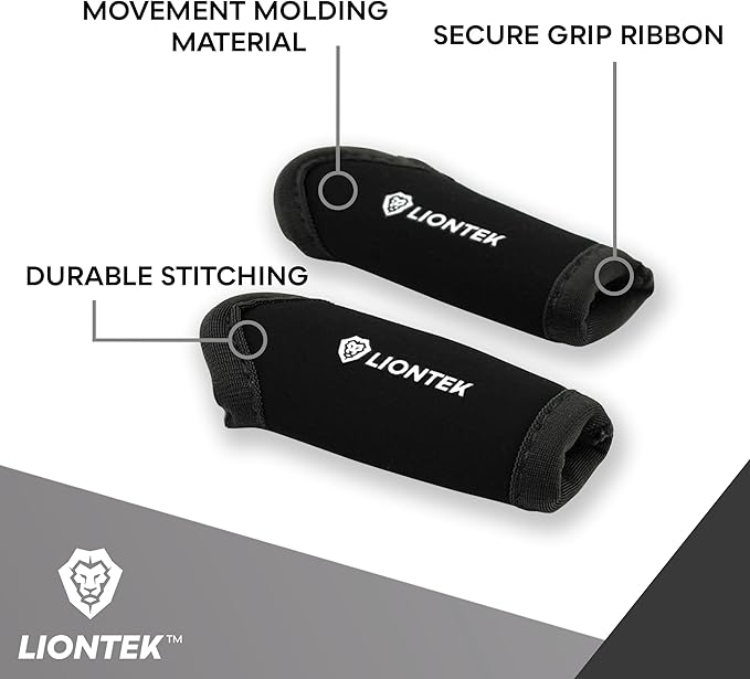 Single Finger Sleeve Pair - Sports Compression Finger Sleeve for BJJ, MMA, Basketball, Weight Lifting, and More