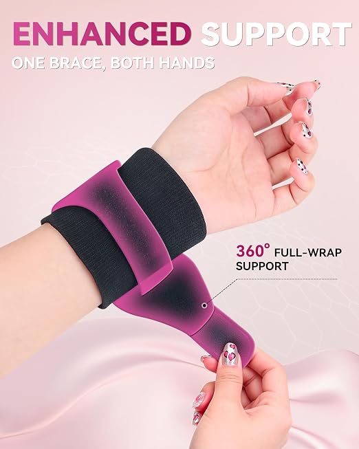 Wrist Brace for TFCC Tears with Adjustable Wrap, Black | Comfortable Wirst Support Brace for Ulnar Sided Pain, Repetitive Use Injury, Tendonitis, Bowling, Right & Left Fit