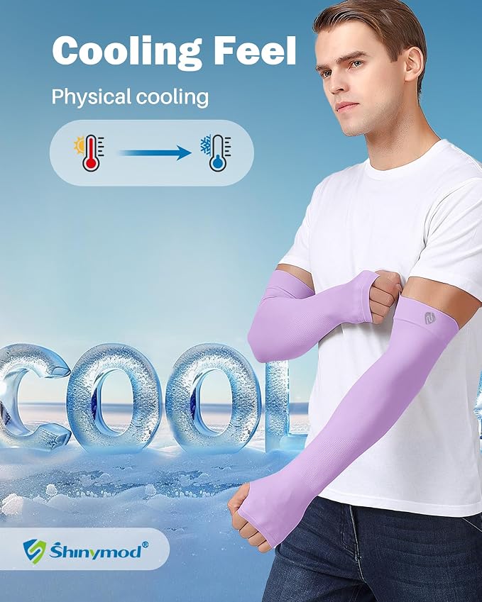 Arm Sleeves for Men Women UV Sun Protection Compression Arm Warmer Tattoo Cover Up, Sports Golf Cooling Sleeves