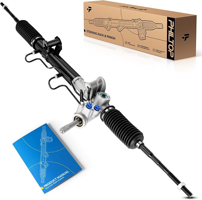 PHILTOP Power Steering Rack and Pinion for Caliber, Patriot, Compass | 2007-2012 Caliber, 2007-2017 Patriot/Compass FWD Replace No.22383, 6507629AA, 5105528AB, 5105046AB, 5105528AC, 5154515AB