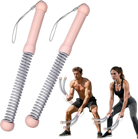 2nd Gen Ropeless Battle Ropes for Home Gym, Heavy Duty Portable Cordless Battle Ropes with Integrated Spring (No Screws), Weighted Exercise Rope for Men & Women, HIIT Workout Equipment