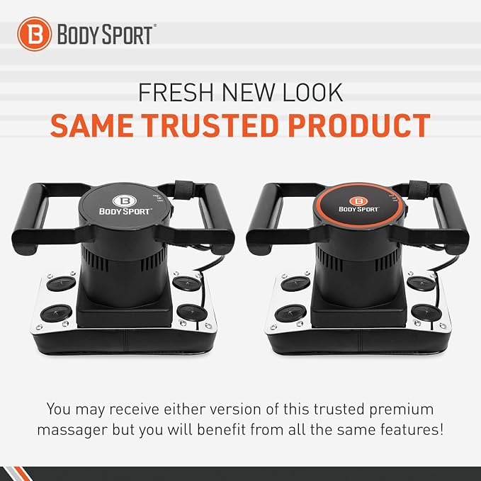 Body Sport Therapeutic Dual Speed Professional Vibrating Massager for Pain & Aching Muscle Relief – High-Powered, Effective, Chiropractic Myofascial Release Tool & Trigger Point Therapy