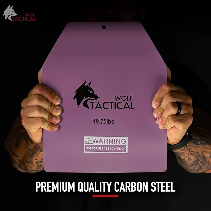 WOLF TACTICAL Curved Weight Vest Plates – 5.75/8.75/14.5LB Pairs – Contoured Ergonomic Fit – WODs, Strength Training, Running, Heavy Workouts