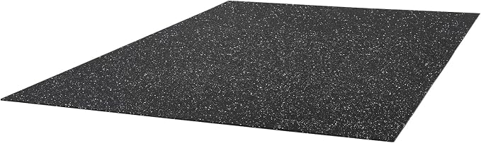 VEVOR 0.4Inch 96sq.ft 24 Tiles Gym Flooring for Home Gym, Rubber Top with High Density EVA Foam, 24 x 24In Gym Floor Exercise Equipment Mats, Interlocking Gym Mats, Puzzle Workout Mats, Black & White | Rubber Top with High Density EVA Foam, Lightweight...