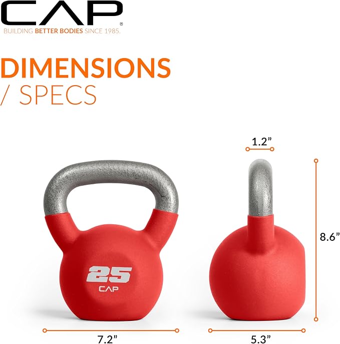 CAP Neoprene Coated Kettlebells - Multiple Sizes