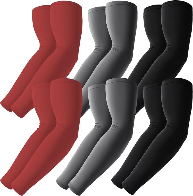 BHYTAKI Cooling Compression Arm Sleeves for Men Women,UPF50 UV Sun Protection Sleeves for Work Sport Tattoo Cover Up