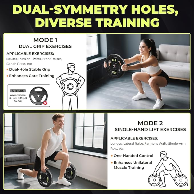 AboveGenius 45 lb Barbell Weight Set, Adjustable Workout Bar | Barbell Weight Set for Home Gym Strength Training, Full Body Workout, Muscle Building, Home Fitness Weight Lifting Equipment