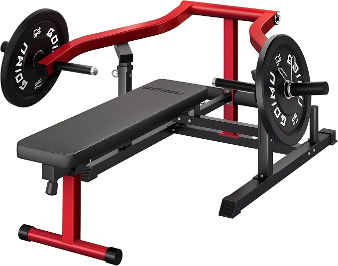 Chest Press Machine, GOIMU Z1-PRO Weight Bench Press Machine with Independent Arms, Adjustable Flat Incline Bench Press for Chest, AB Workout Home Gym Equipment