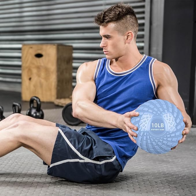 Medicine Ball 8, 10 lbs Slam Ball Weighted Balls for Exercise Strength and Crossfit Workout