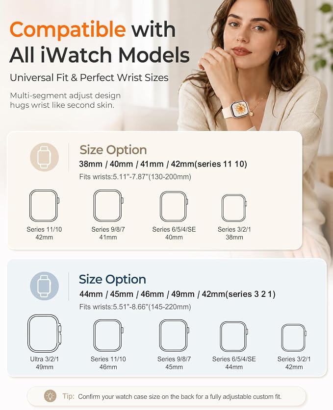 Magnetic Silicone Sport Band for Apple Watch 42mm 46mm 49mm 38mm 40mm 41mm 44mm 45mm Men Women, Patented Auto Lock Breathable Soft Loop for iWatch Ultra SE Series 11 10 9 8 7 6 5 4 3 2 1 All Day Comfort