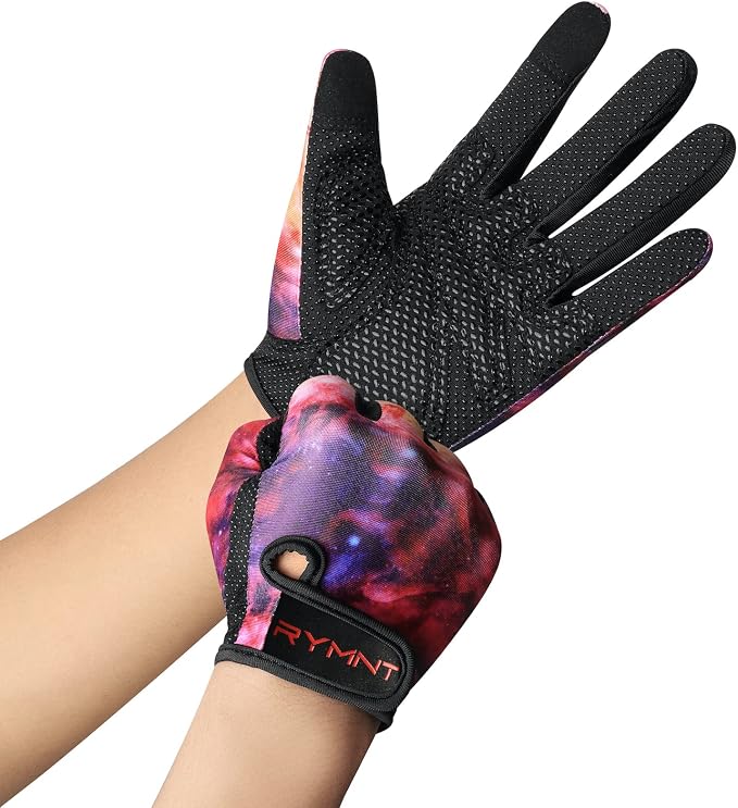 Full Finger Workout Gloves Women Men - Weight Lifting Gloves Full Palm Grip | Grip Gloves for Gym, Fitness, Exercise, Weightlifting, Rowing, Dumbbells, Kettlebell, Cycling, Driving, Biking, Womens Work