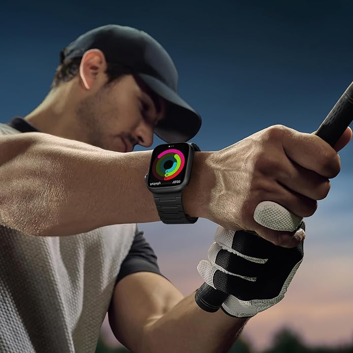 SNBLK Magnetic Watchband Compatible with Apple Watch for Men 44mm 45mm 46mm 49mm 42mm 41mm 40mm 38mm Women, Silicone Sport Strong Magnet Strap for iWatch Series 11 Ultra 3 Ultra 2 Se 10 9 8 7 6 5 4 1