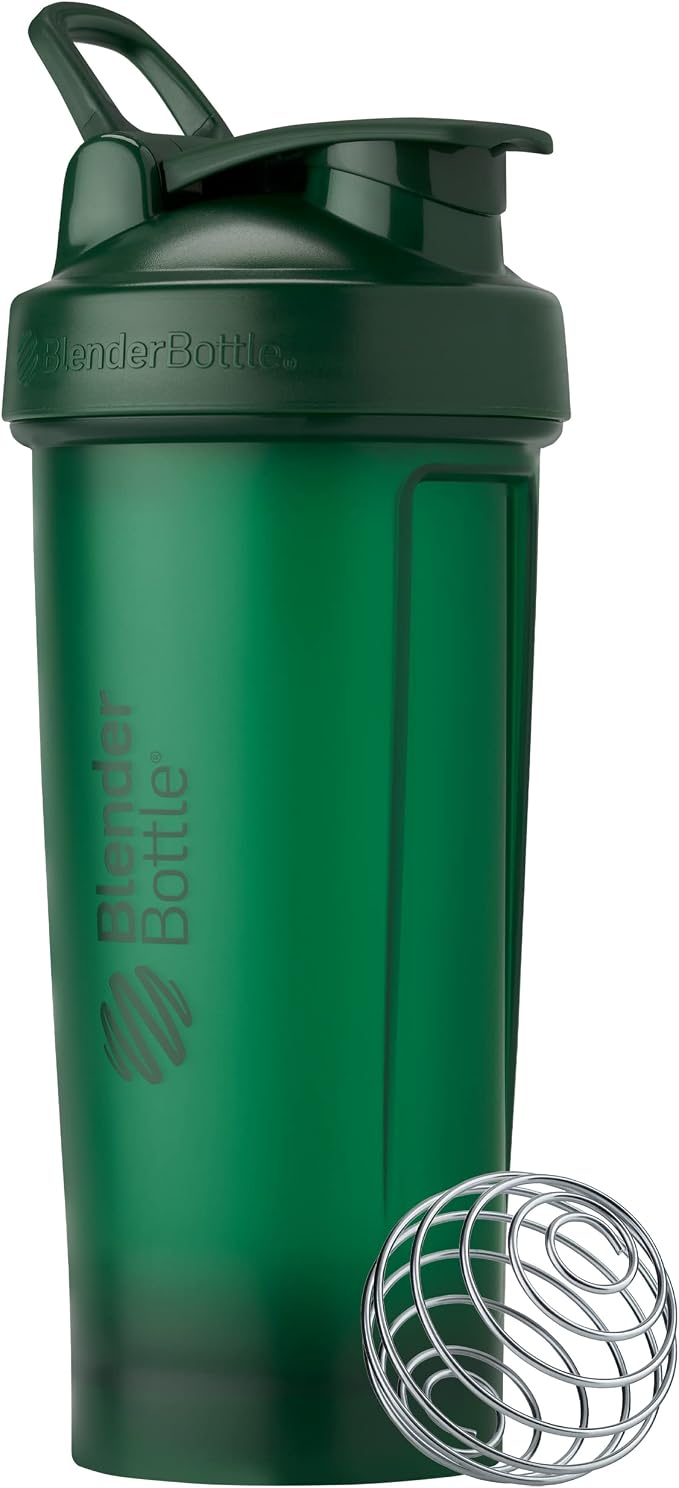 BlenderBottle Classic V2 Plastic Shaker Bottle 28 oz Green
