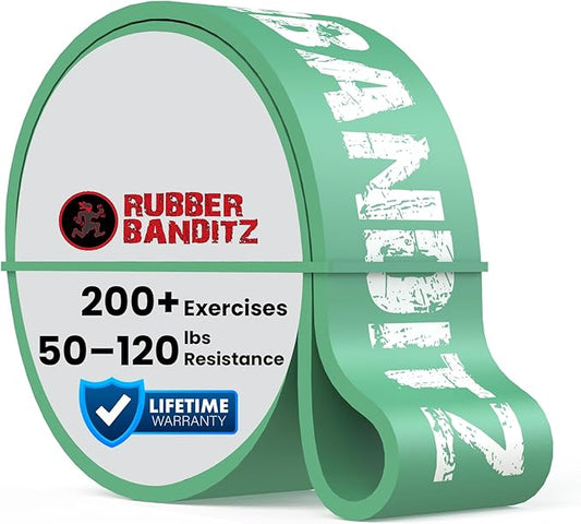 Rubberbanditz Pull Up Assist Resistance Bands Heavy Duty Loop Exercise Workout Bands for Powerlifting, Mobility, and Stretching