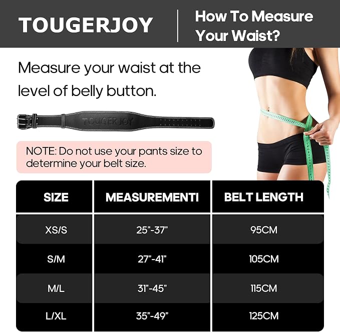 Women's Weight Lifting Belt 4 Inch Wide, Gym Powerlifting Belt for Women with Padded Lumbar Support, Adjustable Fitness Belt for Deadlift, Squats, Cross Training & Workout