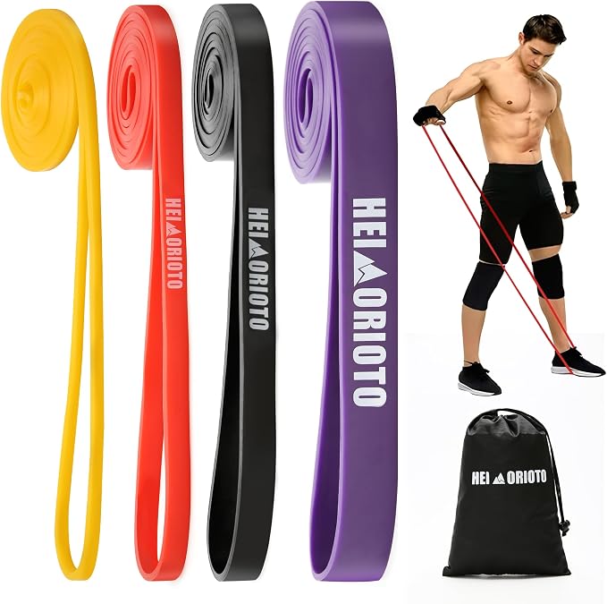Resistance Bands, Pull Up Assistance for Men/Women, Exercise Bands, Workout Bands for Body Stretching, Physical Therapy, Muscle Training