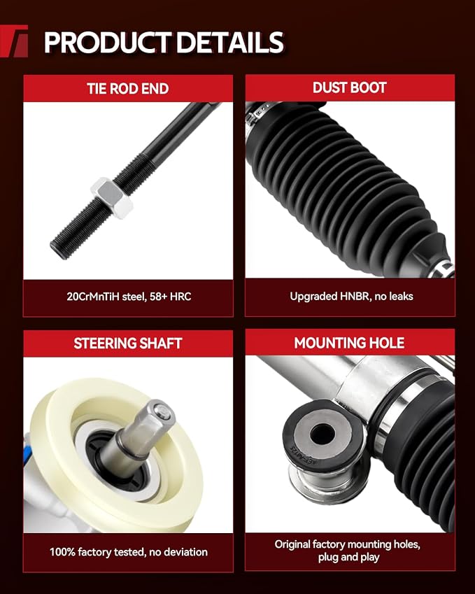 Torchbeam Hydraulic Power Steering Rack and Pinion Direct Fit 2004-2011 Impala, 2004-2007 Monte Carlo Replace No.22-1014
