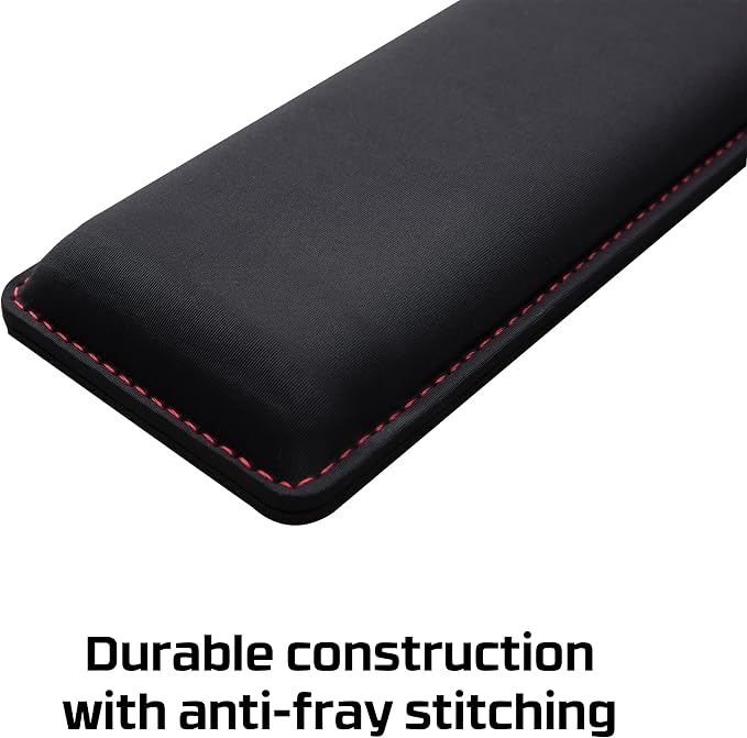 HyperX Wrist Rest – Compact – Cooling Gel – Memory Foam – Anti-Slip,Black