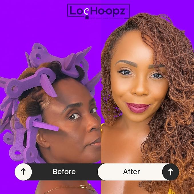 – 10 Long Hair Foam Curling Loops for Microlocs & Sisterlocks, No Heat Hair Curlers for Natural Curls, Soft Sleep-Friendly Rollers for Textured Hair.